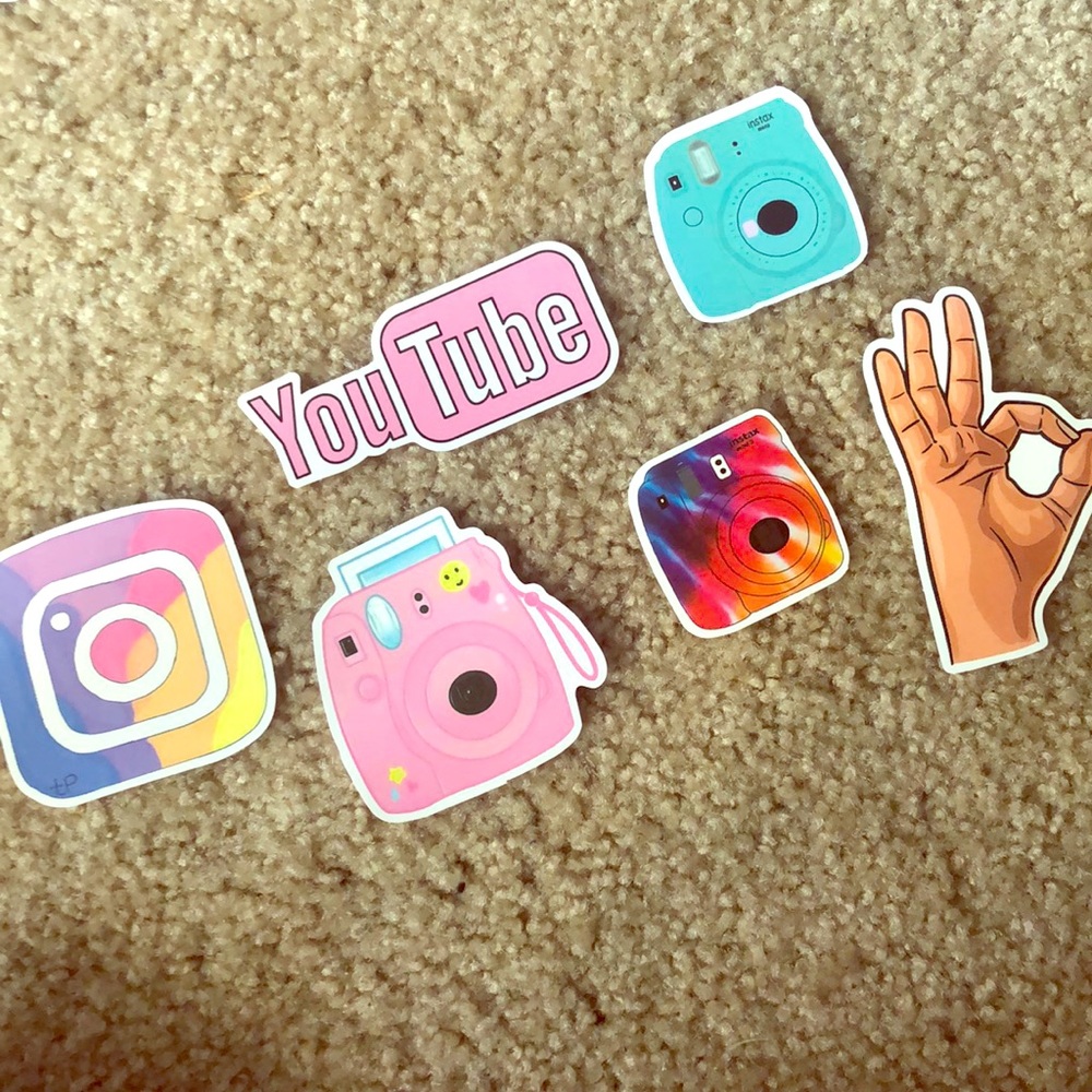 Camera Girl Sticker Pack